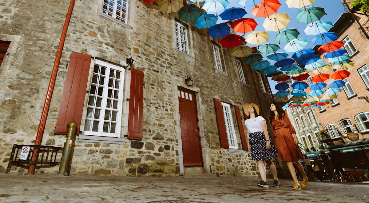 Petit Champlain parapluies