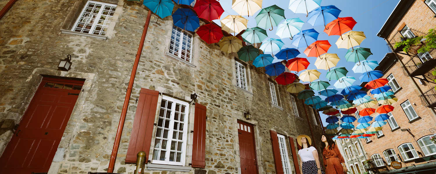Petit Champlain parapluies