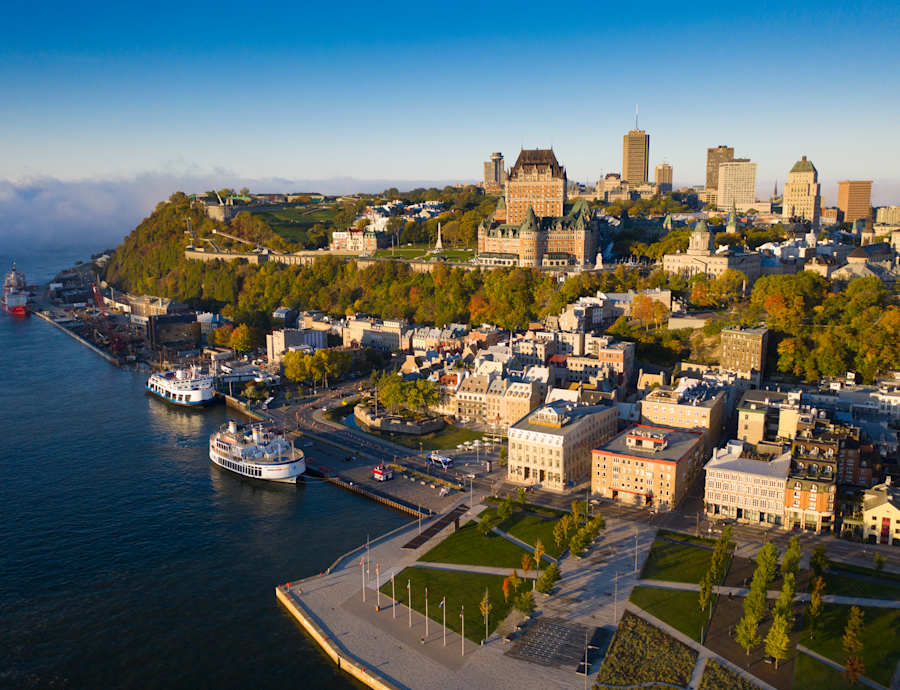 Vue de haut Vieux-Québec